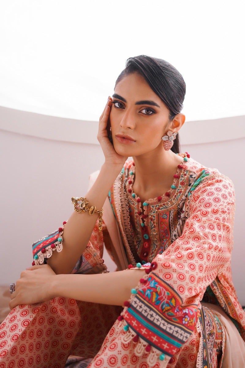 Sana Safinaz Mahay Printed Lawn Unstitched 3Pc Suit H231-018A-AG
