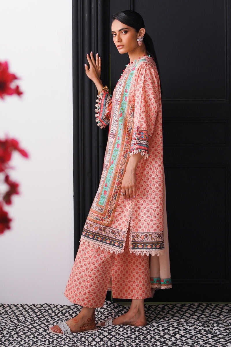 Sana Safinaz Mahay Printed Lawn Unstitched 3Pc Suit H231-018A-AG