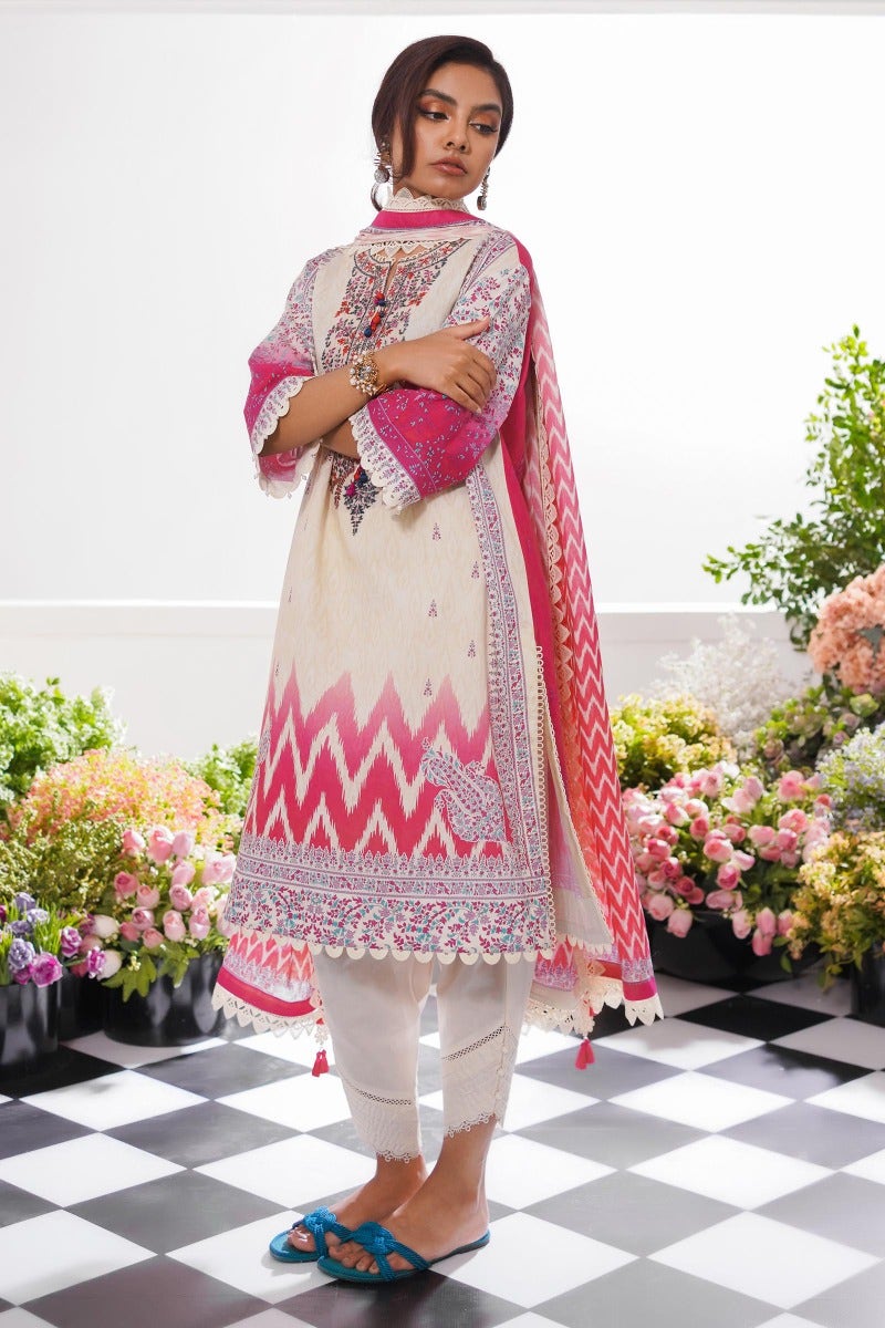 Sana Safinaz Mahay Printed Lawn Unstitched 2Pc Suit H231-019A-G