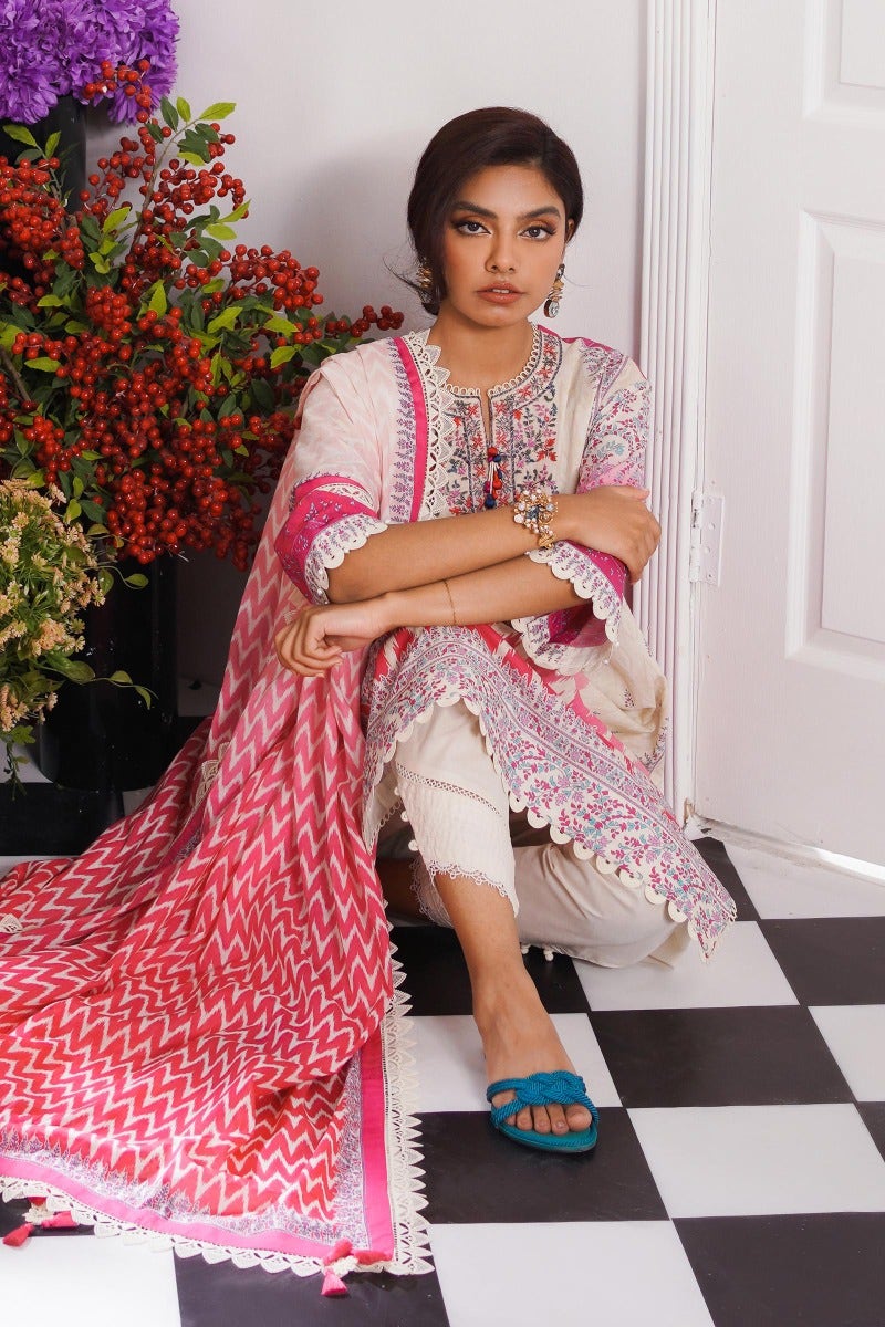 Sana Safinaz Mahay Printed Lawn Unstitched 2Pc Suit H231-019A-G
