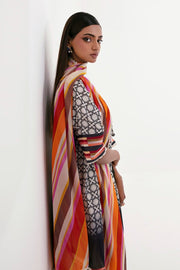 Sana Safinaz Mahay Embroidered Lawn Unstitched 2Pc Suit H231-020A-Bl