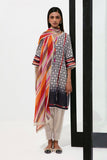 Sana Safinaz Mahay Embroidered Lawn Unstitched 2Pc Suit H231-020A-Bl