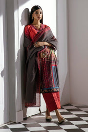 Sana Safinaz Mahay Printed Lawn Unstitched 3Pc Suit H231-022A-AG