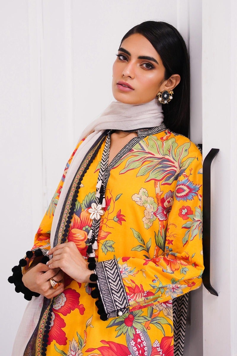 Sana Safinaz Mahay Printed Lawn Unstitched 2Pc Suit H231-025A-G