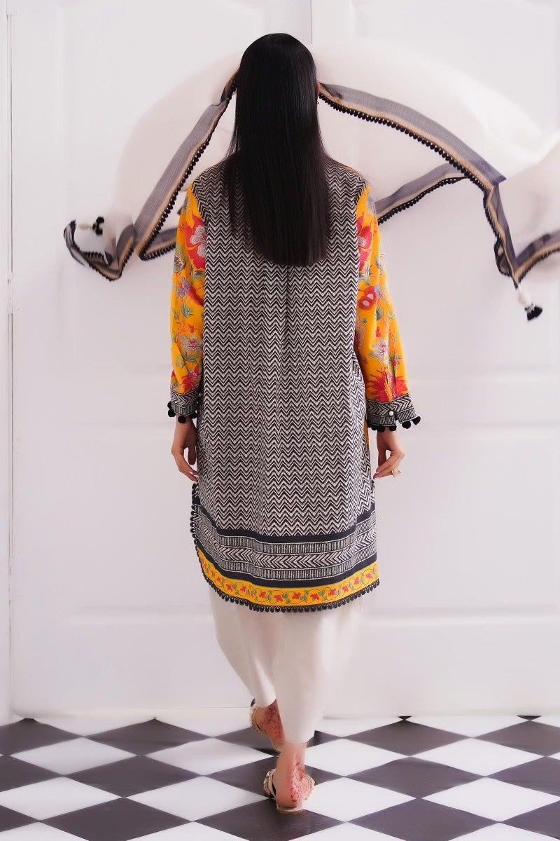 Sana Safinaz Mahay Printed Lawn Unstitched 2Pc Suit H231-025A-G