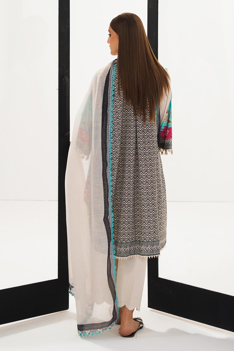 Sana Safinaz Mahay Printed Lawn Unstitched 2Pc Suit H231-025B-G