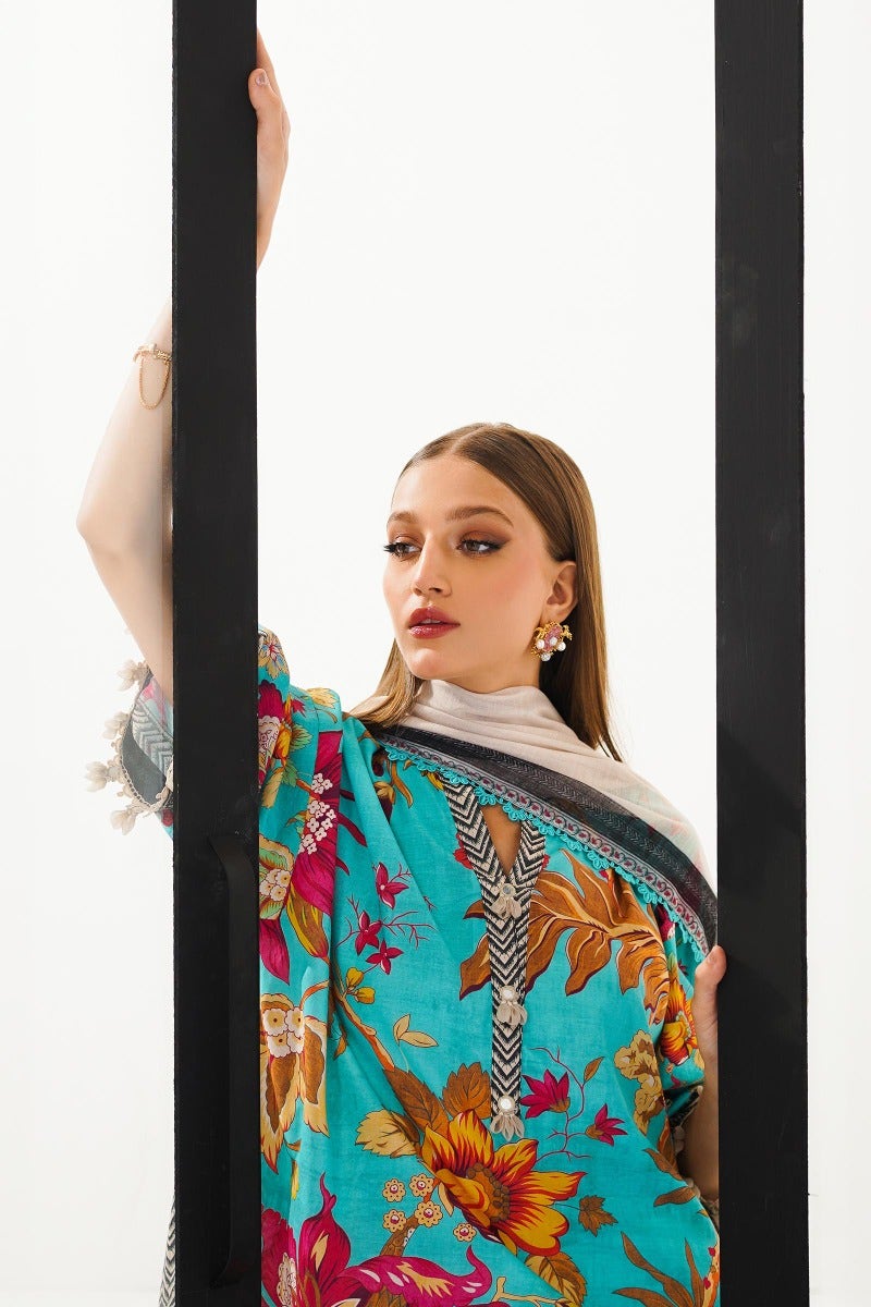 Sana Safinaz Mahay Printed Lawn Unstitched 2Pc Suit H231-025B-G