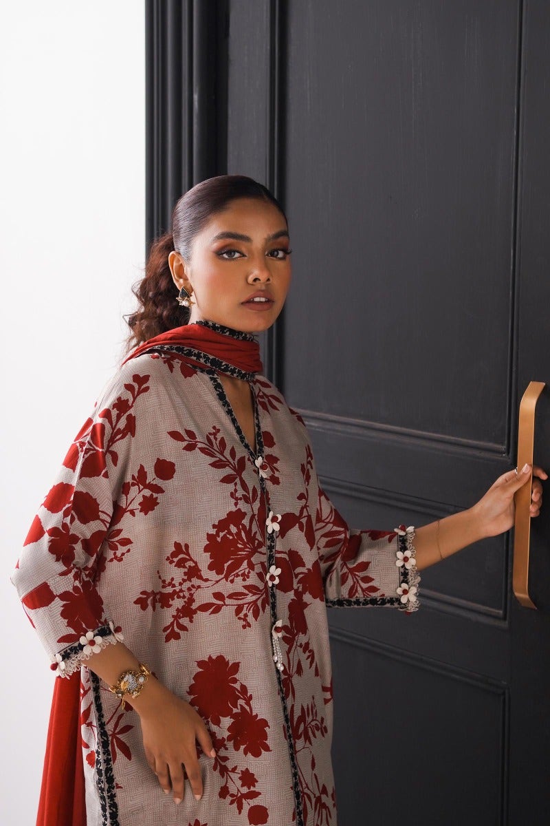 Sana Safinaz Mahay Printed Lawn Unstitched 3Pc Suit H231-026A-AG