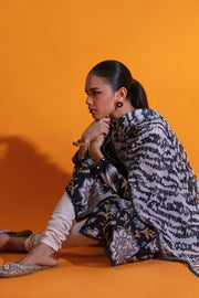Sana Safinaz Mahay Embroidered Lawn Unstitched 2Pc Suit H231-030A-Bl