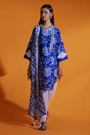 Sana Safinaz Mahay Embroidered Lawn Unstitched 2Pc Suit H231-030B-Bl