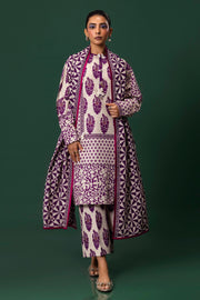 Mahay by Sana Safinaz Embroidered Slub Unstitched 3Pc Suit D-09A
