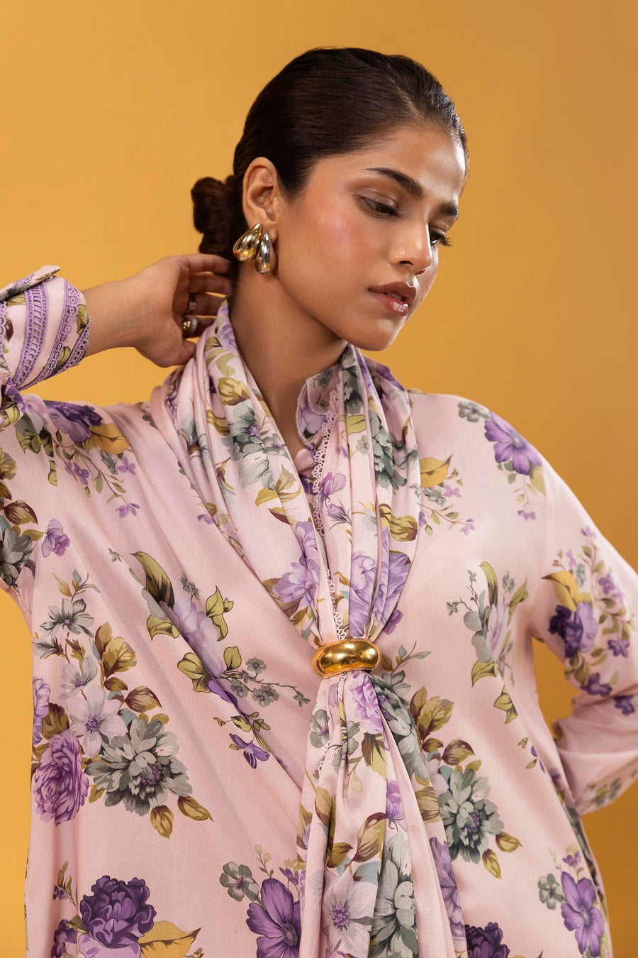 Mahay by Sana Safinaz Digital Printed Linen Unstitched 3Pc Suit D-14B
