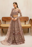 Ramsha Luxury Wedding Embroidered Organza Unstitched 3Pc Suit HA-401