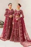 Ramsha Luxury Wedding Embroidered Organza Unstitched 3Pc Suit HA-404