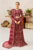 Ramsha Luxury Wedding Embroidered Organza Unstitched 3Pc Suit HA-404