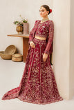 Ramsha Luxury Wedding Embroidered Organza Unstitched 3Pc Suit HA-404