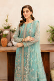 Ramsha Luxury Wedding Embroidered Organza Unstitched 3Pc Suit HA-405