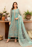 Ramsha Luxury Wedding Embroidered Organza Unstitched 3Pc Suit HA-405