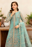 Ramsha Luxury Wedding Embroidered Organza Unstitched 3Pc Suit HA-405