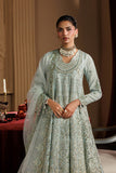 Emaan Adeel Celeste Embroidered Organza Unstitched 3Pc Suit - HALO