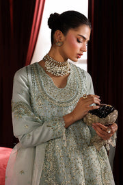 Emaan Adeel Celeste Embroidered Organza Unstitched 3Pc Suit - HALO