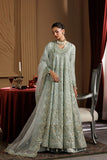 Emaan Adeel Celeste Embroidered Organza Unstitched 3Pc Suit - HALO
