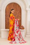 Feathers Frilly Flowers Unstitched Digital Printed Lawn 3Pc Suit HARMIX-FT710