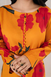 Feathers Frilly Flowers Unstitched Digital Printed Lawn 3Pc Suit HARMIX-FT710