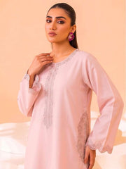 Faiza Faisal FNF Cords Embroidered Lawn Pret 2Pc Suit - HARMONY PINK