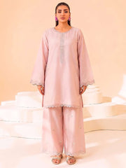 Faiza Faisal FNF Cords Embroidered Lawn Pret 2Pc Suit - HARMONY PINK