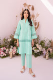 HANA Sunshine Sartorial Stitched Summer Solids 2Pc Suit - Azure
