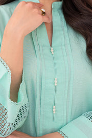 HANA Sunshine Sartorial Stitched Summer Solids 2Pc Suit - Azure