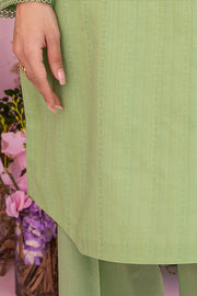 HANA Sunshine Sartorial Stitched Summer Solids 2Pc Suit - Celadon