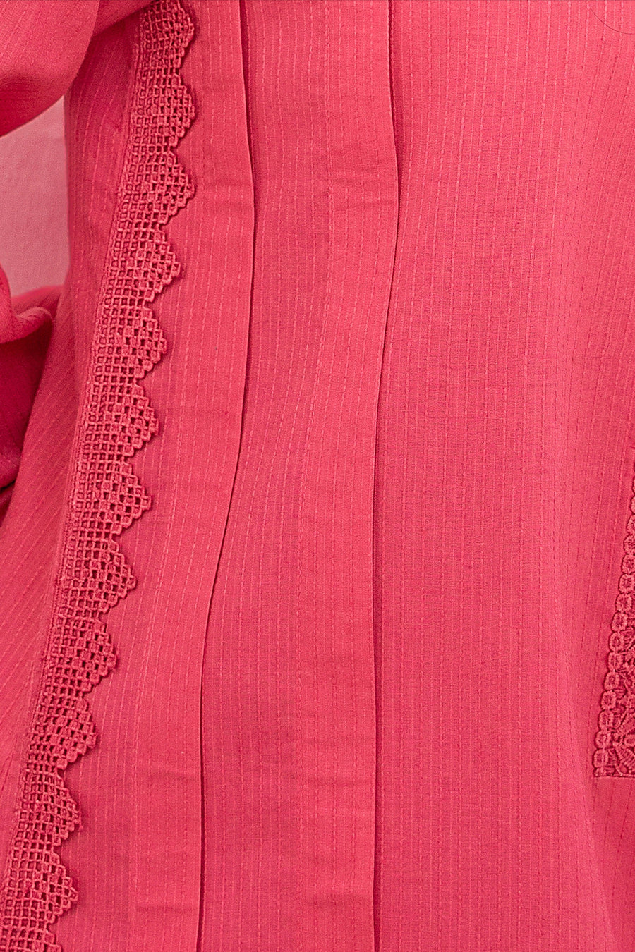 HANA Sunshine Sartorial Stitched Summer Solids 3Pc Suit - Rosette