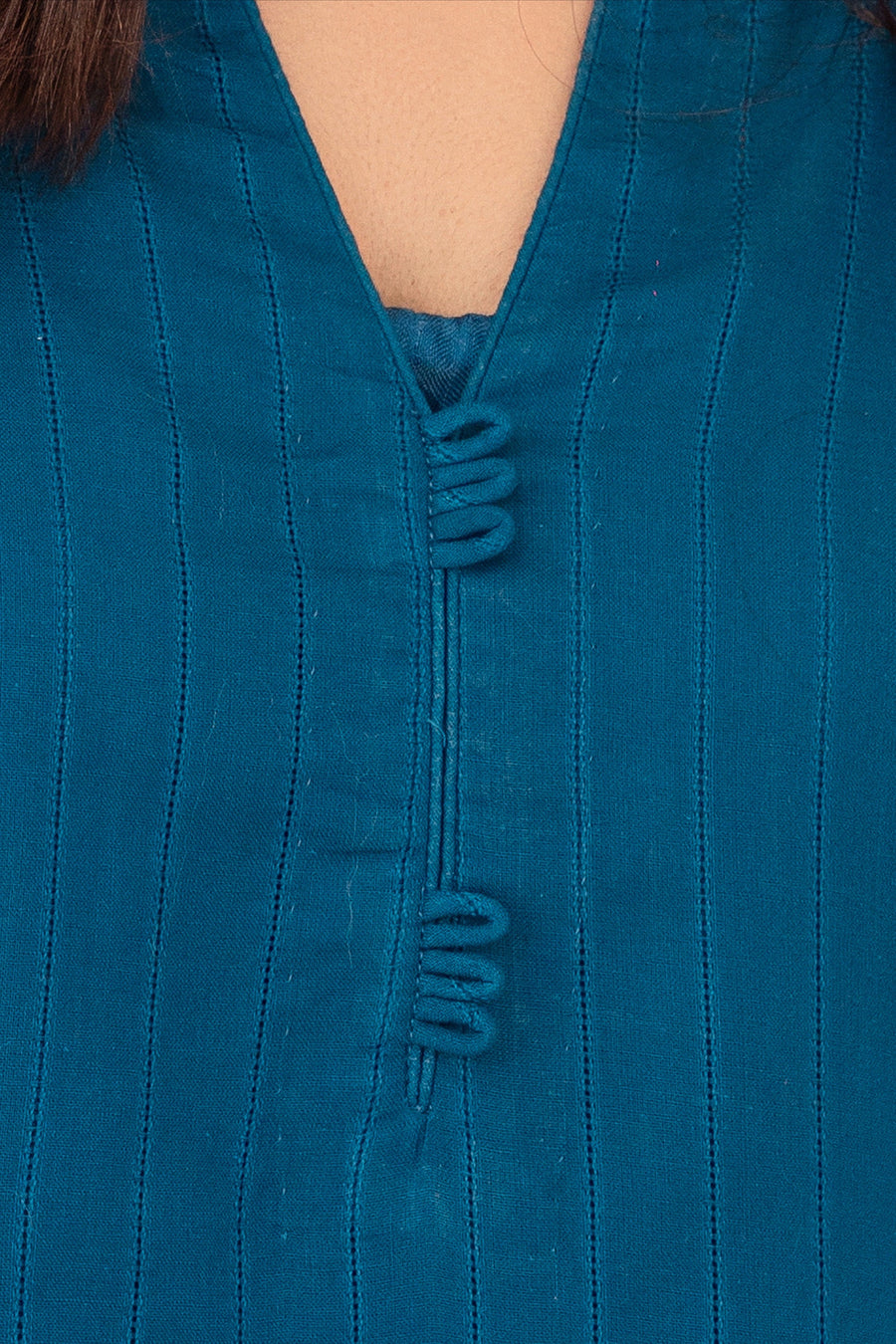 HANA Sunshine Sartorial Stitched Summer Solids 2Pc Suit - Abyss