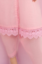 HANA Sunshine Sartorial Stitched Summer Solids 2Pc Suit - Candy Floss