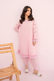 HANA Sunshine Sartorial Stitched Summer Solids 2Pc Suit - Candy Floss