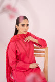 HANA Sunshine Sartorial Stitched Summer Solids 3Pc Suit - Flamingo