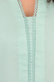 HANA Sunshine Sartorial Stitched Summer Solids 3Pc Suit - Lagoon