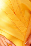 HANA Sunshine Sartorial Stitched Summer Solids 3Pc Suit - Saffron