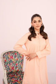 HANA Sunshine Sartorial Stitched Summer Solids 2Pc Suit - Nectar