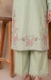 Viana by Sanam Saeed Embroidered Karandi Unstitched 3Pc Suit - HAVEN
