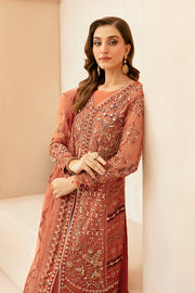 Ramsha Luxury Wedding Embroidered Organza Unstitched 3Pc Suit HB-402
