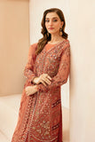 Ramsha Luxury Wedding Embroidered Organza Unstitched 3Pc Suit HB-402