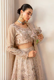 Ramsha Luxury Wedding Embroidered Organza Unstitched 3Pc Suit HB-403