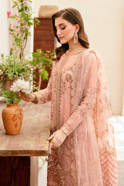 Ramsha Luxury Wedding Embroidered Organza Unstitched 3Pc Suit HB-405