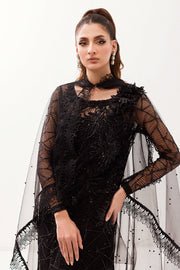 Best of Mushq Embroidered Net Unstitched 3Pc Suit BOM-02 Helena
