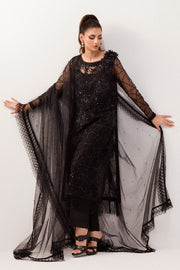 Best of Mushq Embroidered Net Unstitched 3Pc Suit BOM-02 Helena