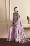 Zarif Siraya Printed Formal Unstitched 3Pc Chiffon Suit - HINNA