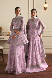 Zarif Siraya Printed Formal Unstitched 3Pc Chiffon Suit - HINNA